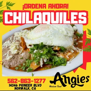 We have the BEST chilaquiles