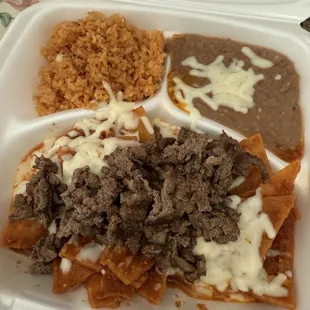 Chilaquiles (no eggs)