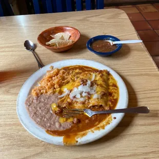 Enchilada Plate