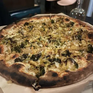 Roasted Broccoli Pizza