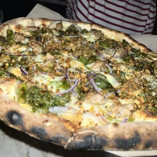 Broccoli Rabe Pizzas