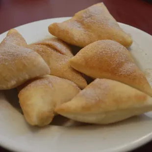 The sopapillas are a perfecting ending to a wonderful lunch.  They are hot and fresh and hit the spot!  Thank you Angie's!