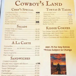 menu breakfast