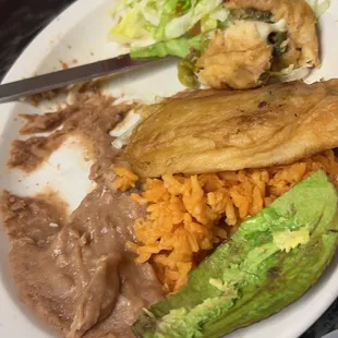 Chili rellano  Platter