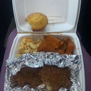 chicken wings and fried chicken, food