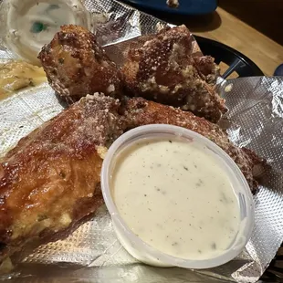 Wings are a favorite.