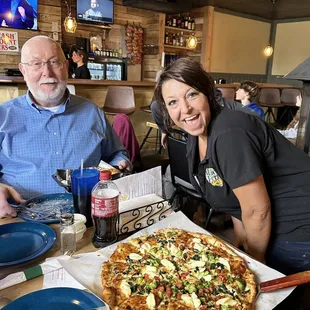 Service with a smile!