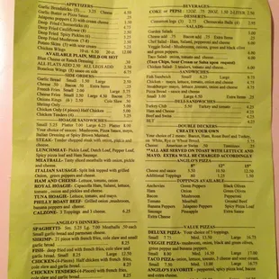 Lunch Deals. Everything is good. Take special orders. Fast delivery. Great Hoagie's. Lots of fries. Pizza is amazing.
