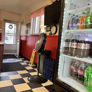 a view of the inside of a restaurant