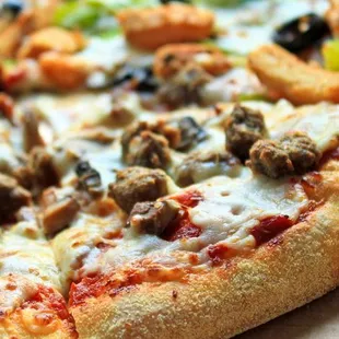 pizza, food
