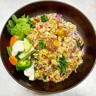 Pork Lemongrass Sausage Fried Rice