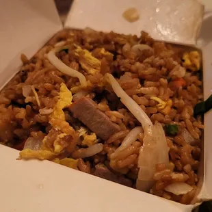 Our favorite Fried Rice (with barbecued pork)