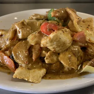 Chicken with Curry Sauce