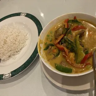 Panang Curry w/Beef ...