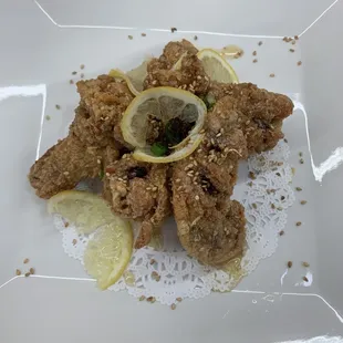 Honey Lemon chicken wings
