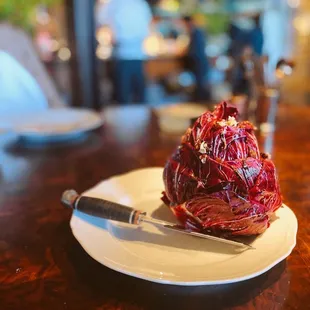 Radicchio in xo sauce