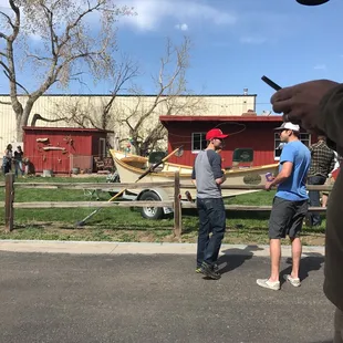 Custom river fishing boats