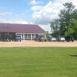 a view of the outside of the restaurant