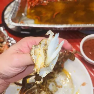 Blue crab meat