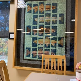 Fish quilt wall decoration