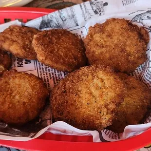 These were kickin'!!! Fried, green tomatoes. So many too!!