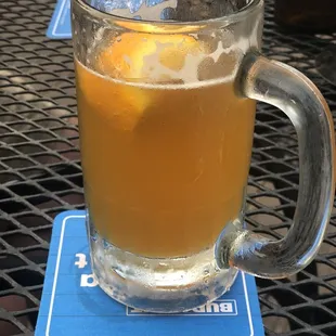 Blue Moon - ice cold on the deck