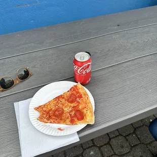 Delicious slice of pizza