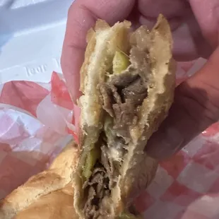 Profile of cheesesteak