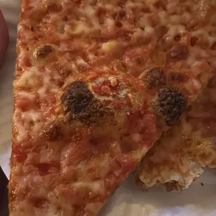 Dried out air bubbles