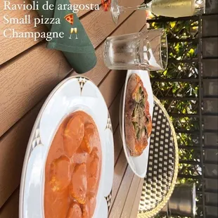 RAVIOLI DI ARAGOSTA Small Pizza