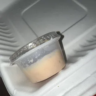 the inside of a container