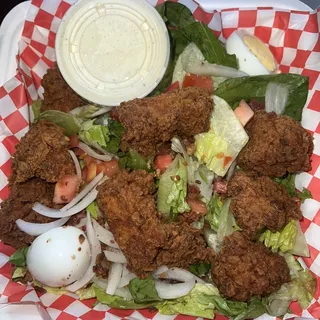 Grandma Minnie's Fried Chicken Salad