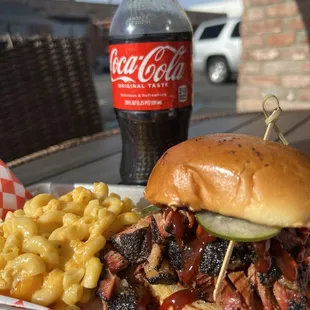 a plate of fries and a coke