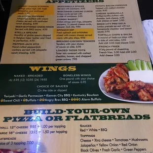 Look a menu!!!!!!