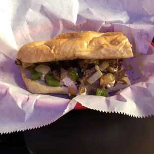 Philly Cheese Steak half portion