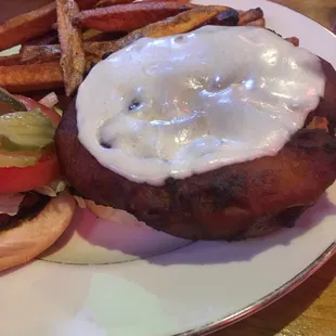 Deep fried hamburger
