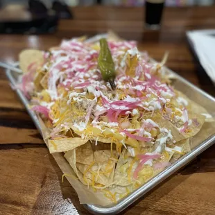 Chicken nachos