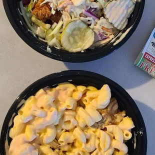 Mac and Fry bowls