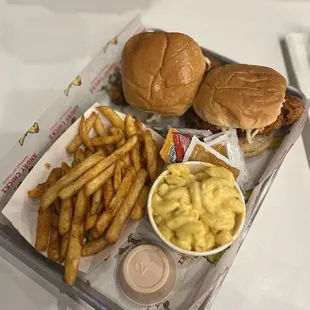 We decided to add a side of mac &amp; cheese
