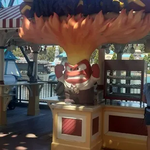 The angry character/emotion from the movie, Inside Out. 8/19/24.