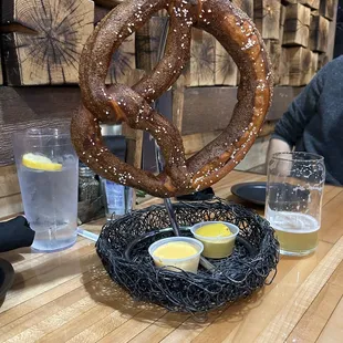 Pretzel appetizer