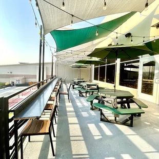 outside, sushi and sashimi