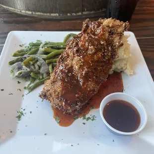 Blue Corn Crusted Fried Chicken