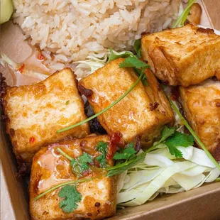 Crispy Tofu Khao Mun Gai