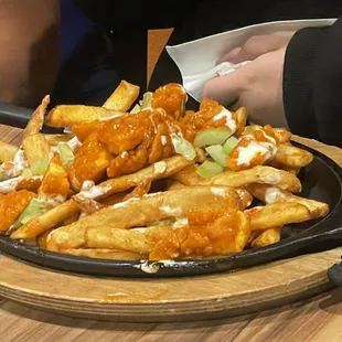 Buffalo chicken fries