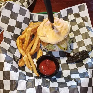 Angry Owl burger.