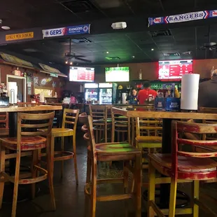 Bar area - numerous TVs- 25 Beers on tap