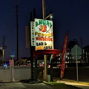  sign for a restaurant