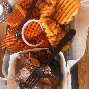 Pepper's Famous Beef Brisket Dinner