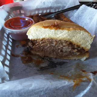 Pepper's Famous Beef Brisket Sandwich